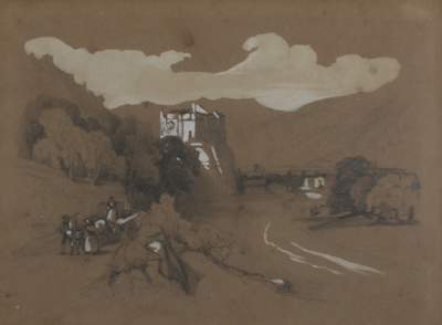 Bild Nr.1: 145-3983 Flusslauf: (Künstlergraphik)