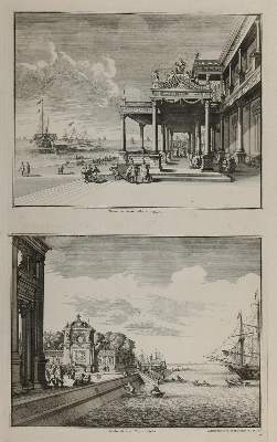 Bild Nr.1: 145-4069 Hafen-: (Künstlergraphik)
