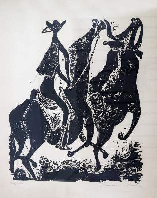 Bild Nr.1: 145-4074 Hansen-Bahia, Karl Heinz: (Künstlergraphik)