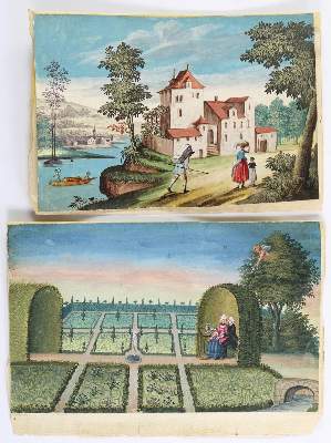 Bild Nr.1: 145-4101 Höfisches: (Künstlergraphik)