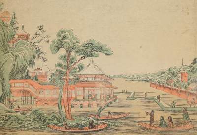 Bild Nr.1: 145-4201 Utagawa, Toyoharu: (Künstlergraphik, Japan)