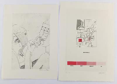 Bild Nr.7: 145-4279 Konvolut.: (Künstlergraphik)