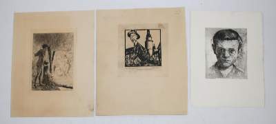 Bild Nr.4: 145-4282 Konvolut.: (Künstlergraphik)