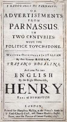 Bild Nr.1: 145-43 Boccalini,T.: (Old and rare books, manuscripts)