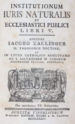 Bild Nr.1: 145-430 Zallinger,J.: (Juridica und Kriminologie)