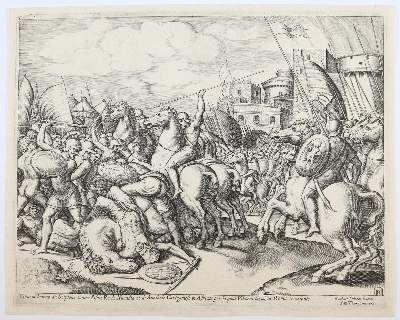Bild Nr.1: 145-4443 Meister B mit dem Würfel: (Künstlergraphik)