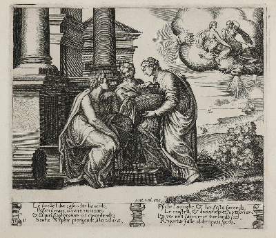Bild Nr.1: 145-4444 Meister B mit dem Würfel.: (Künstlergraphik)