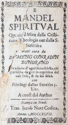 Bild Nr.1: 145-46 Bonorand,D.C.: (Alte Drucke, Handschriften und Theologie)