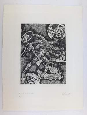 Bild Nr.3: 145-4603 Radierungen.: (Künstlergraphik)