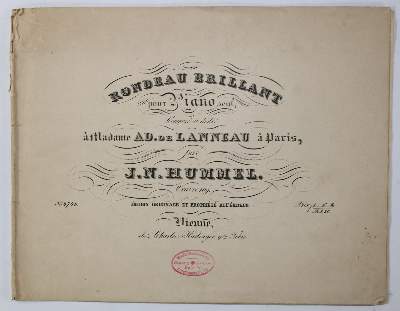 Bild Nr.2: 145-474 Hummel,J.N.: (Musik)