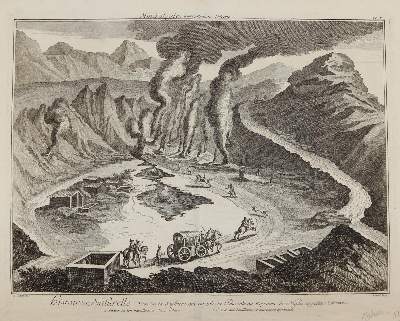 Bild Nr.1: 145-4816 Solfatara Volcano.: (Künstlergraphik)