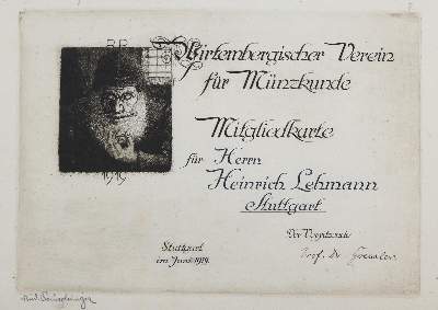 Bild Nr.1: 145-490 Pauschinger, Rudolf: (Numismatik u. Siegelkunde, Medaillen)