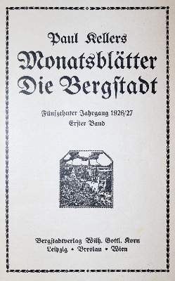 Bild Nr.1: 145-527 Keller,P.: (Zeitschriften und Zeitungen)