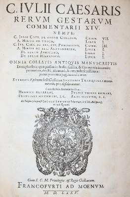 Bild Nr.1: 145-58 Caesar,C.J.: (Alte Drucke, Handschriften und Theologie)