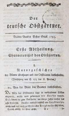 Bild Nr.3: 145-604 Sickler,J.W.: (Land- und Forstwirtschaft, Obstbau)