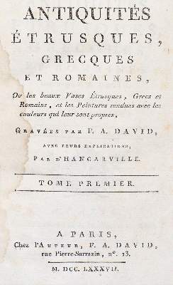 Bild Nr.1: 145-612 Hancarville,(P.F.H.)de.: (Archäologie)