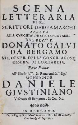 Bild Nr.1: 145-63 Calvi,D.: (Alte Drucke, Handschriften und Theologie)