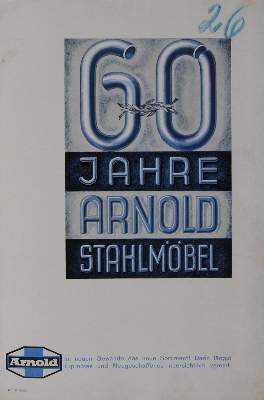 Bild Nr.3: 145-660 Arnold,L. u. C.Arnold.: (Möbel, Stahlmöbel)