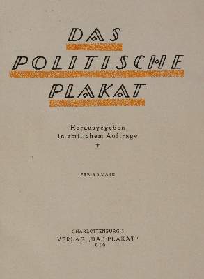 Bild Nr.3: 145-665 Politische Plakat, Das.: (Plakat)