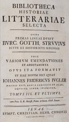 Bild Nr.1: 145-685 Struve,B.G.: (Bibliothek)