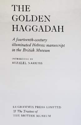Bild Nr.2: 145-717 Golden Haggadah, The.: (Faksimile)