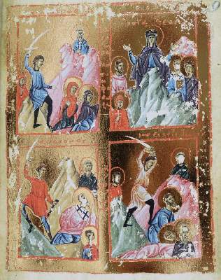 Bild Nr.4: 145-731 Menologion de Oxford.: (Faksimile)