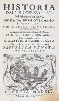Bild Nr.1: 145-74 Contarini,G.P.: (Alte Drucke, Handschriften und Theologie)