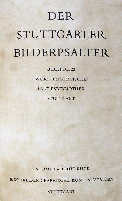 Bild Nr.1: 145-742 Stuttgarter Bilderpsalter, Der.: (Faksimile)