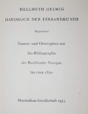 Bild Nr.6: 145-748 Hellwig,H.: (Bibliographie und Buchwesen)