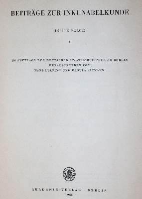 Bild Nr.1: 145-751 Klemm,E.: (Bibliography)