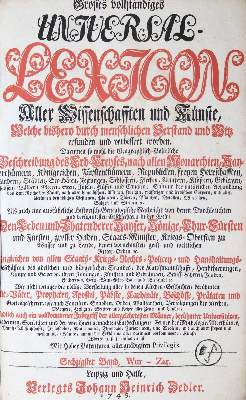 Bild Nr.1: 145-768 Zedler,J.H.: (Lexika - Wörterbücher - Sprachwissenschaften)