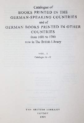 Bild Nr.1: 145-770 (Paisey,D., Bearb.).: (Bibliographie und Buchwesen)