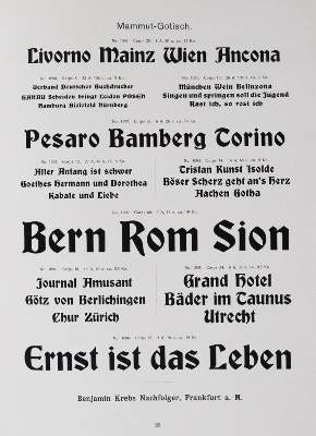 Bild Nr.1: 145-783 Krebs,B.: (Typographie und Kalligraphie)