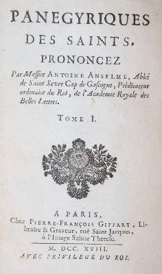 Bild Nr.1: 145-8 Anselme,A.: (Old and rare books, manuscripts)