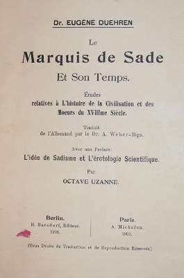 Bild Nr.1: 145-805 Duehren,E. (d.i. Bloch,I.).: (Erotika - Galantes)