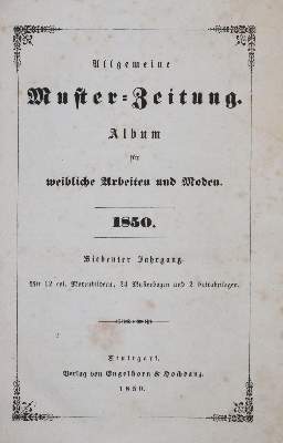 Bild Nr.8: 145-827 Allgemeine Muster-Zeitung.: (Mode und Trachten)