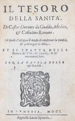Bild Nr.1: 145-84 Durante,C.: (Old and rare books, manuscripts)