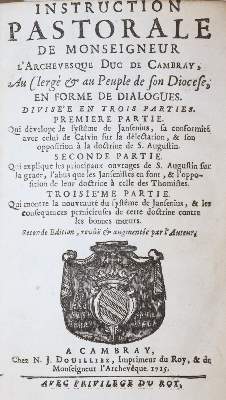 Bild Nr.1: 145-93 (Fenelon de Salignac de la Mothe,F.).: (Old and rare books, manuscripts)
