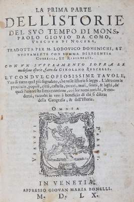 Bild Nr.1: 145-99 Giovio,P.: (Old and rare books, manuscripts)